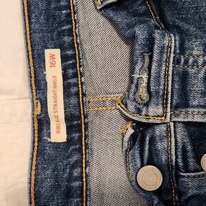 Levi Ribcage Straight Ankle Blue Jeans 16W